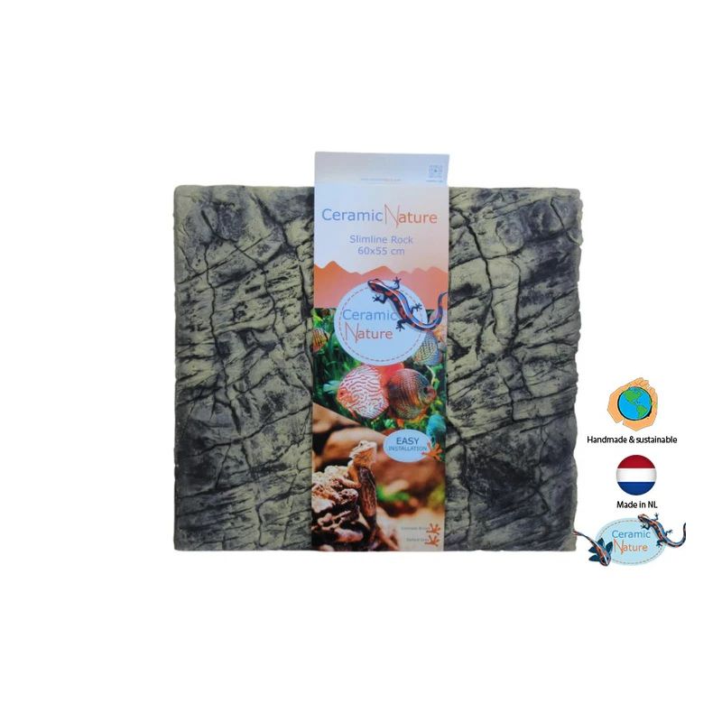 Ceramic nature slimline rock colorado brown 60x55 cm