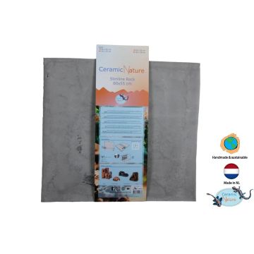 Ceramic nature slimline rock colorado brown 60x55 cm