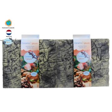 Ceramic nature slimline rock colorado brown