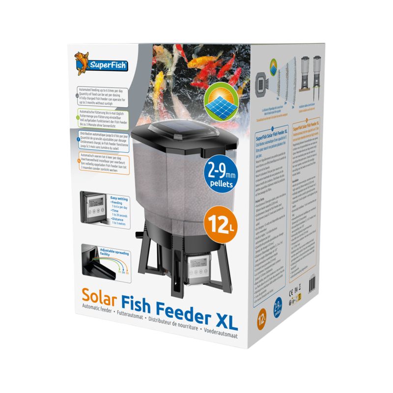 Superfish Solar fish feeder XL