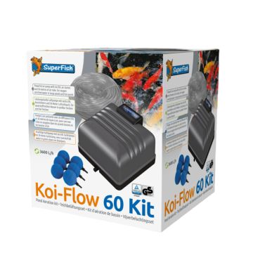 Superfish Compresseur Koi-Flow 60 kit air / 3600l/h 35w