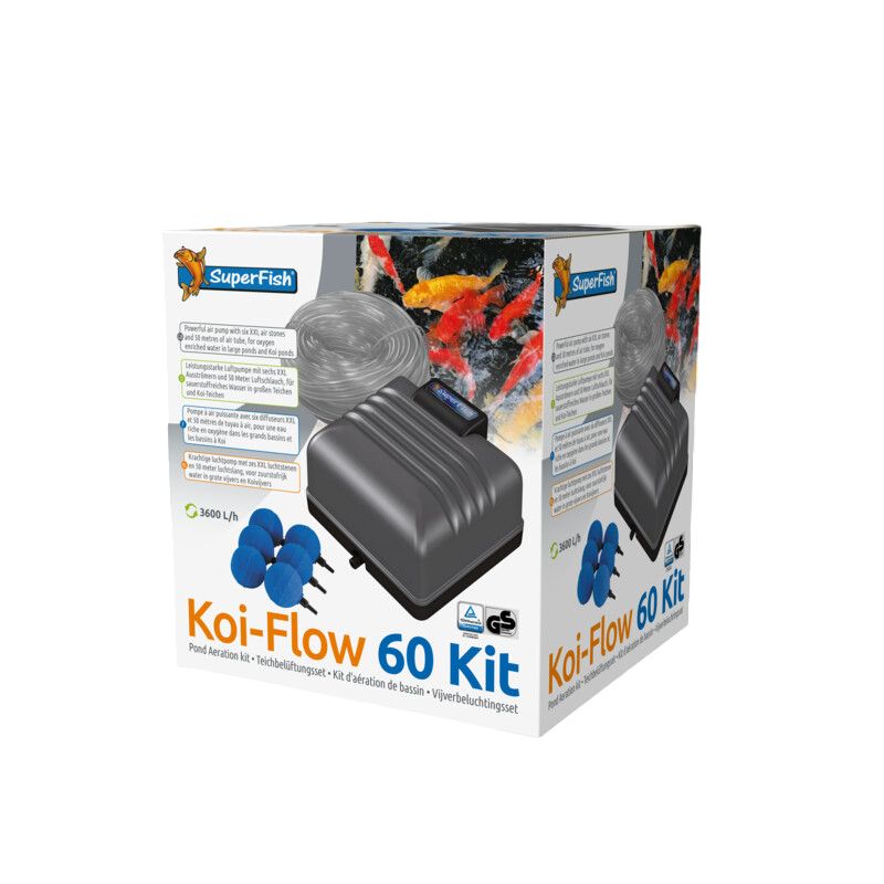Superfish Compresseur Koi-Flow 60 kit air / 3600l/h 35w