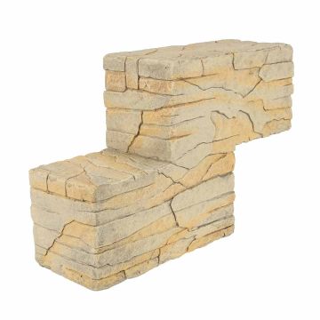 Terra Della Bloc de construction Combo Roche 3 beige 28x9x18,5cm