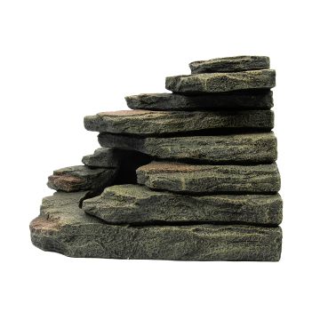 Terra Della Rocher d'angle 2 XL gris 33x33x24cm