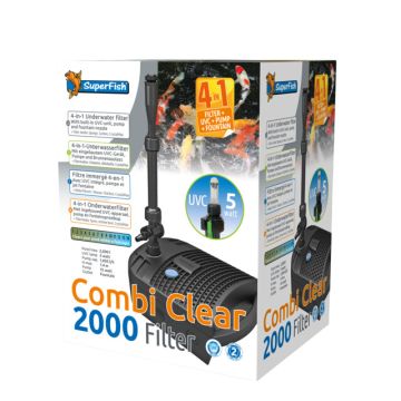 Superfish filtre Combi Clear 2000 pour bassin de 2.000 litres