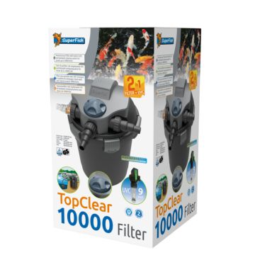 Superfish filtre TopClear 10000 pour bassin de 10.000 litres d'eau