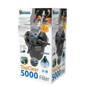 Superfish filtre TopClear 5000 pour bassin de 5.000 litres d'eau