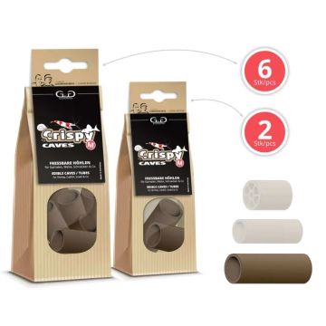 GlasGarten Crispy Caves - Edible tubes/caves M 6pcs