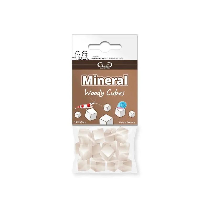 GlasGarten Mineral Woody Cubes 16pcs