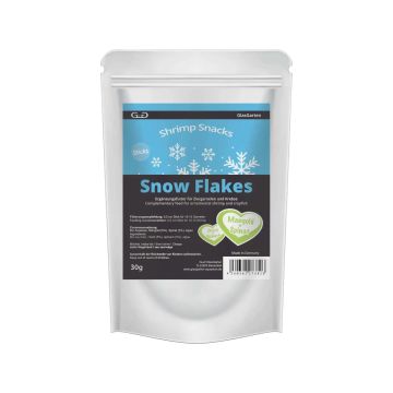 GlasGarten Shrimp Snacks Snow Flakes Chard + Spinach 30g