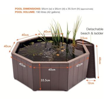 BA Raised Nature Pond 190 litres
