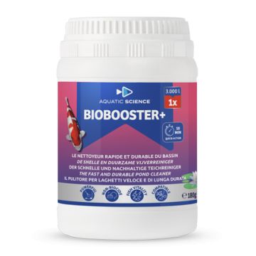 Aquatic Science Biobooster+ 3000 pour 3000 litres 180gr (4 mesurettes (60g)/m3)