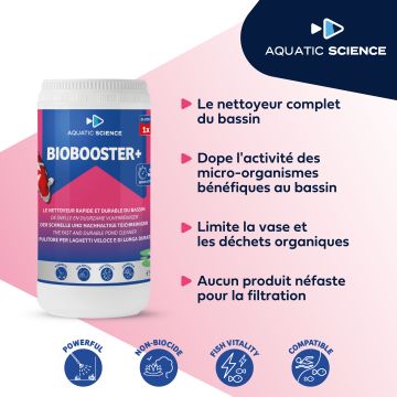 Aquatic Science Biobooster+ 40000 2.4kg pour 40m³