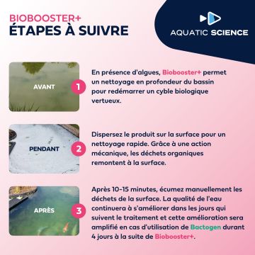 Aquatic Science Biobooster+ 40000 2.4kg pour 40m³