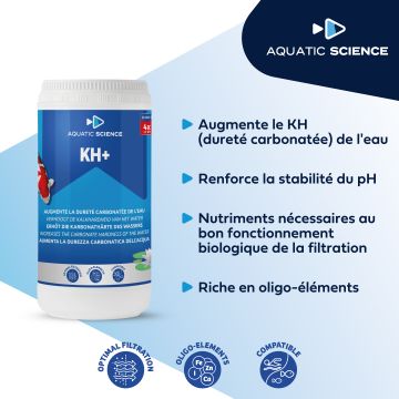 Aquatic Science NEO KH+ 15kg (1kg augmente 40 m³ de 1 à 2°)