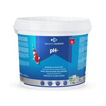 Aquatic Science NEO pH- 5kg (1 mesurette/m³ diminue de 1-2 unités)