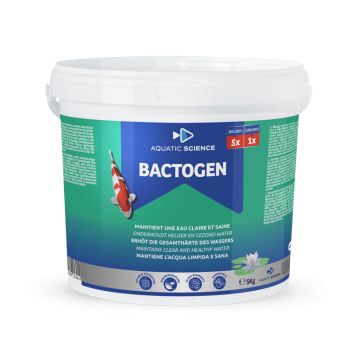 Aquatic Science Bactogen 5kg traite 200m³ ( 5 traitements)
