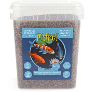 My Koi Azur 3mm Mix 2 granules seau 10L-4kg