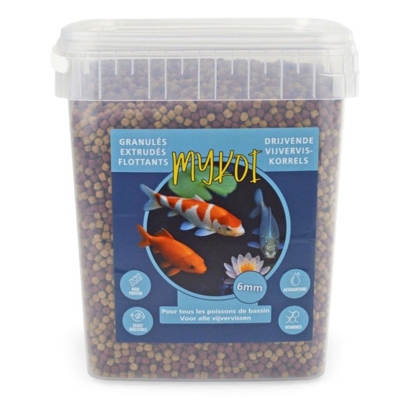 My Koi Azur 6mm Mix 2 granules seau 10L-4kg
