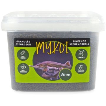 My Koi Noir 3mm granules Esturgeon seau 3,5L