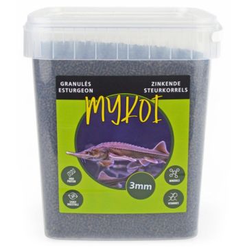 My Koi Noir 3mm granules Esturgeon seau 10L