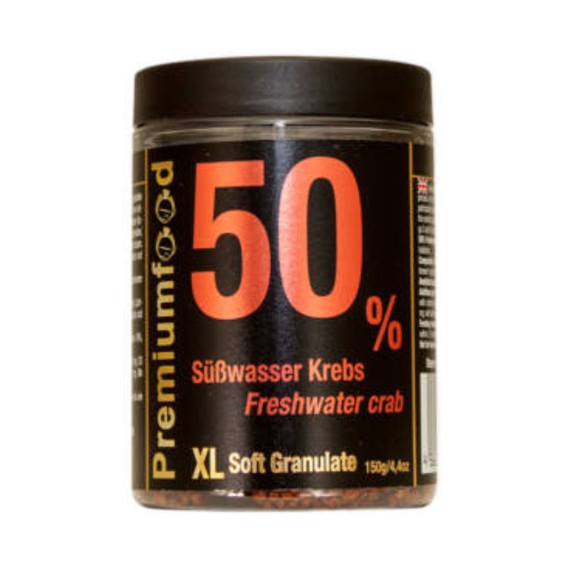 Freshwater Crab 50 % XL Soft Granulate 150g