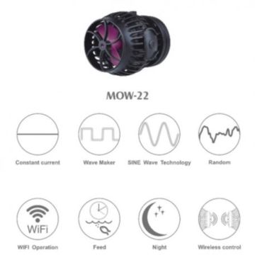 JEBAO - MOW-22 - 22000 L/H - Pompe de brassage WiFi + Controleur