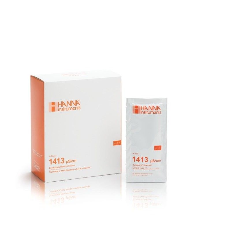 Hanna® HI70031 20ml 1413ms solution de conductivité