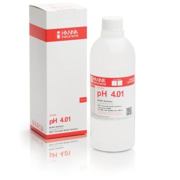 Hanna HI7004L Solution tampon, pH 4.01, flacon 500ml