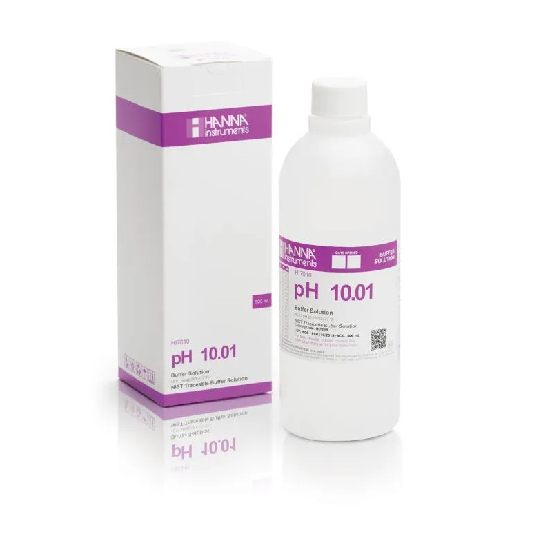 Hanna HI7010L Solution tampon, pH 10.01, flacon 500ml