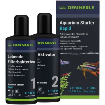 Dennerle Aquarium Starter Rapid 2x100 ml