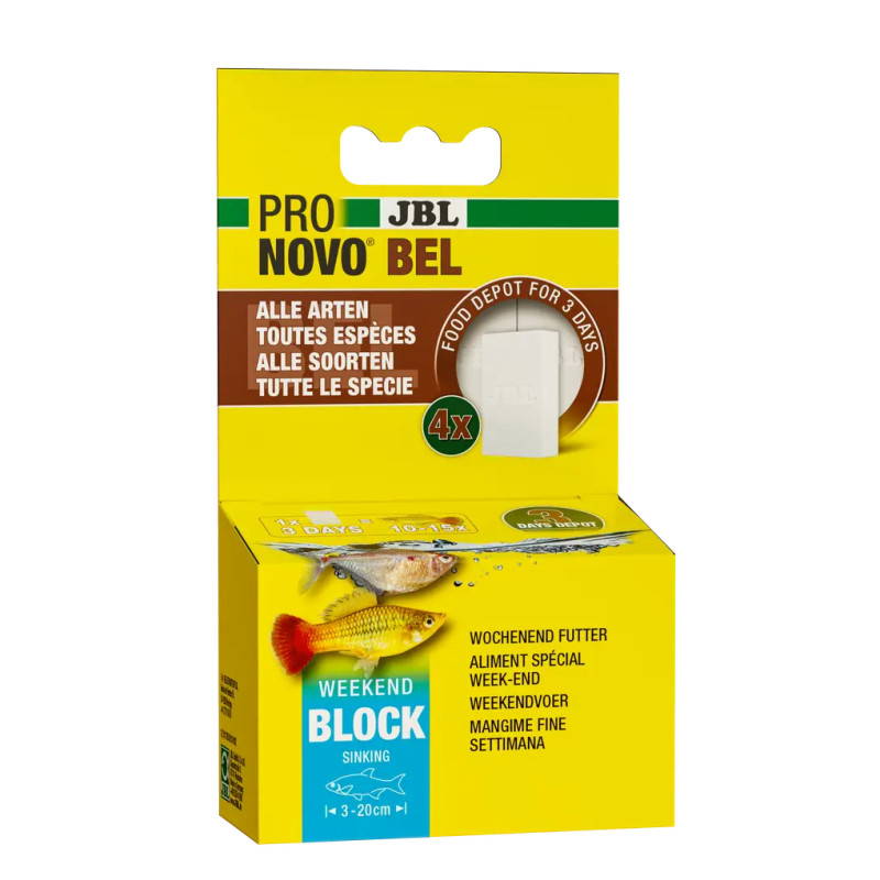 JBL Weekend Aliment complet de week-end pour poissons d'aquarium 20gr