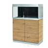 Oase aquarium HighLine Optiwhite 200 chêne (aquarium & meuble) + bon d'achats 10% plantes et poissons