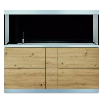 Oase aquarium HighLine Optiwhite 600 chêne (aquarium & meuble) + bon d'achats 10% plantes et poissons