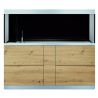 Oase aquarium HighLine Optiwhite 600 chêne (aquarium & meuble) + bon d'achats 10% plantes et poissons