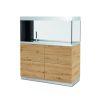 Oase aquarium HighLine Optiwhite 600 chêne (aquarium & meuble) + bon d'achats 10% plantes et poissons