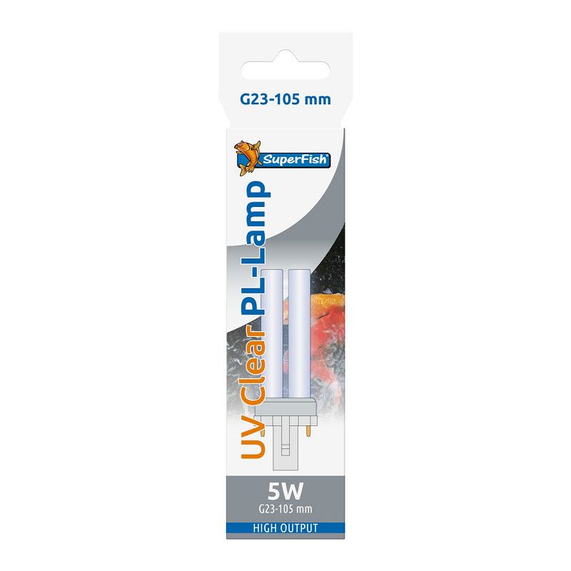 Superfish UV PL Lampe 5watt 5 (G23-105mm)