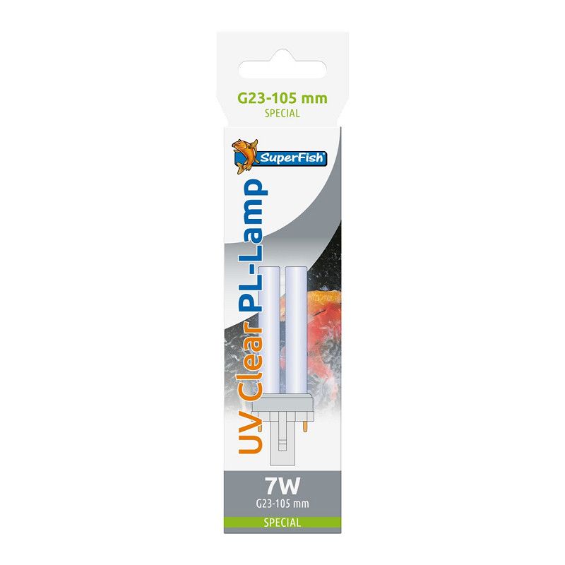 Superfish UV PL Lampe 7 watt (G23-105 mm special)