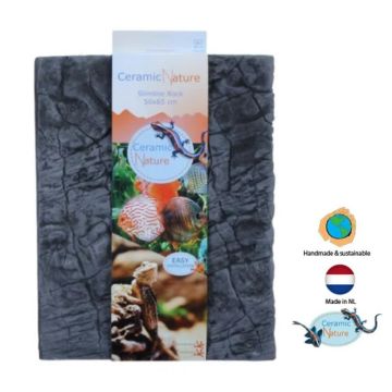 Ceramic Nature slimline rock oxford grey 50x65 cm