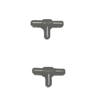 HS Aqua piéce en T pour tuyau 9-12 /2pcs