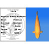 Koi Japan Gosai Ginrin Karashi Vrouw kweker Marusei 73 cm