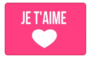 Je t'aime